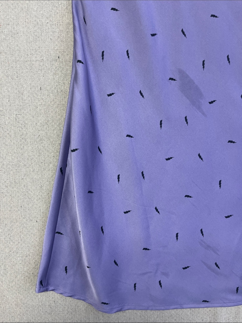 Forever 21 Lavender Satin Slip Dress Small Cowl Neck Mini Party Dress - Picture 4 of 14